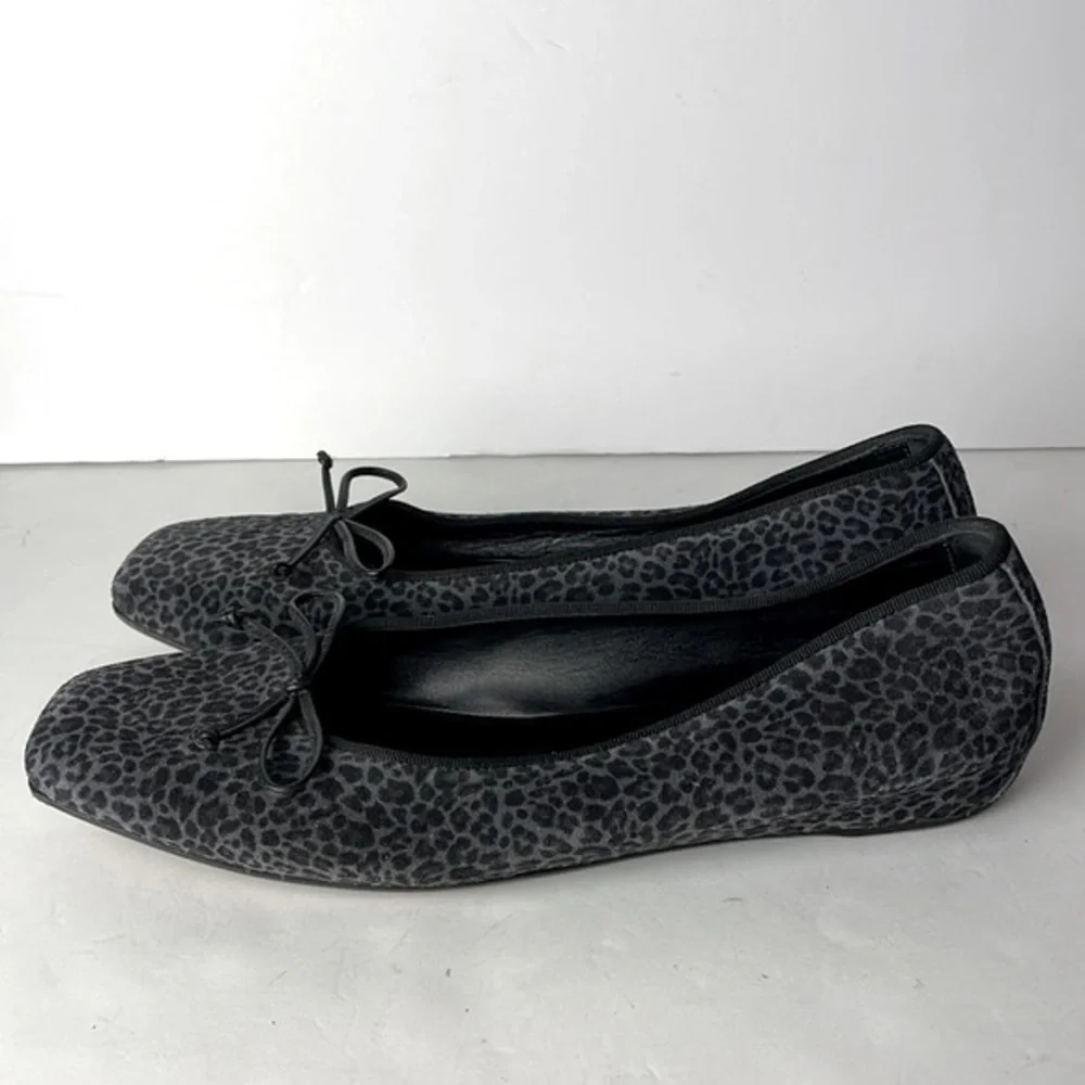 M Gemi Danza Black Leopard Flats